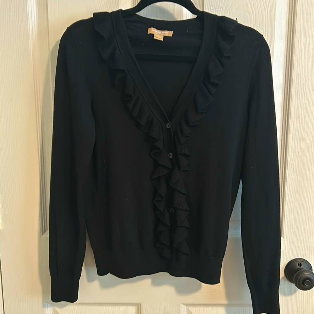 Michael Kors Marino Wool Cardigan Wool Sweater Size Small